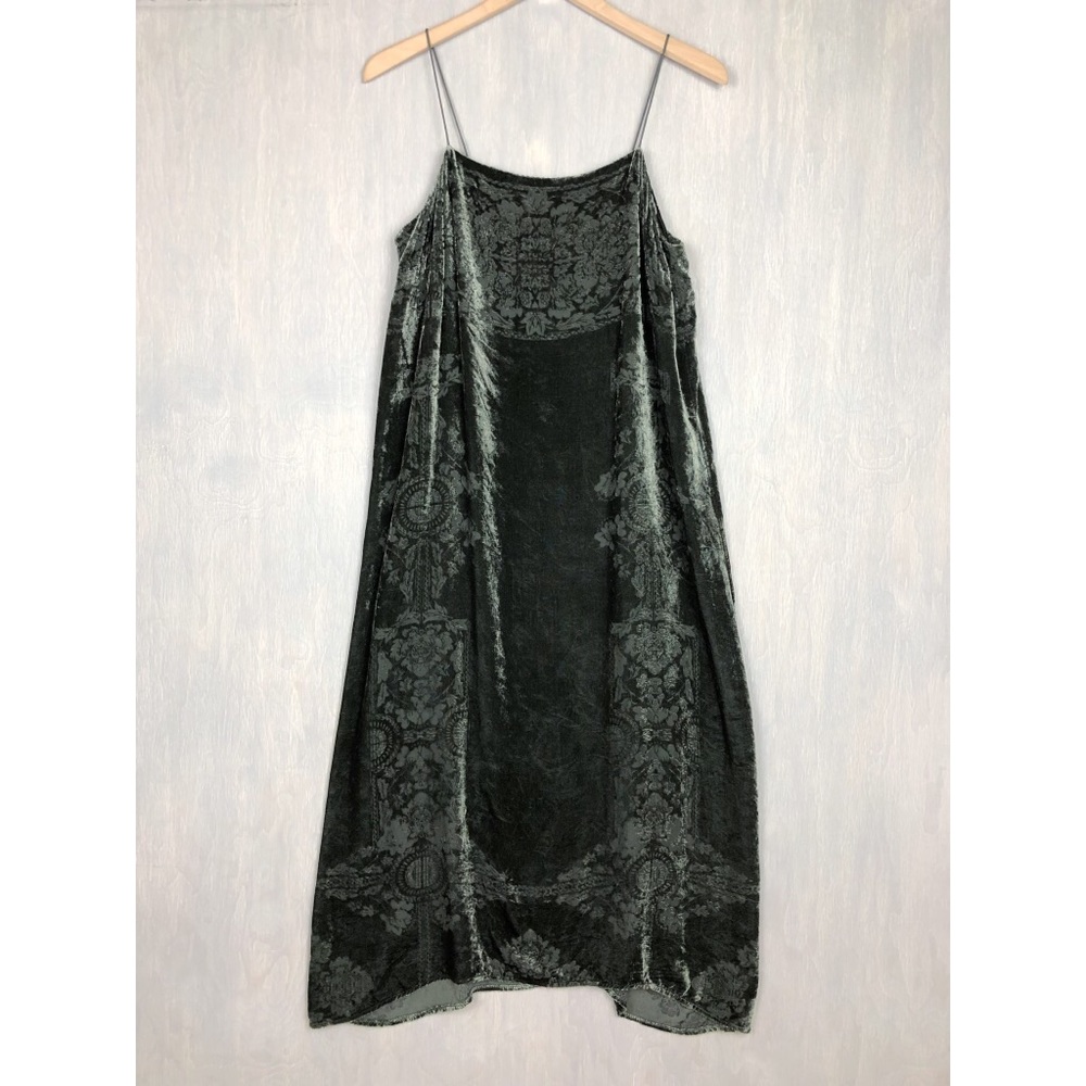 Anthropologie Floreat Carina burnout velvet dress